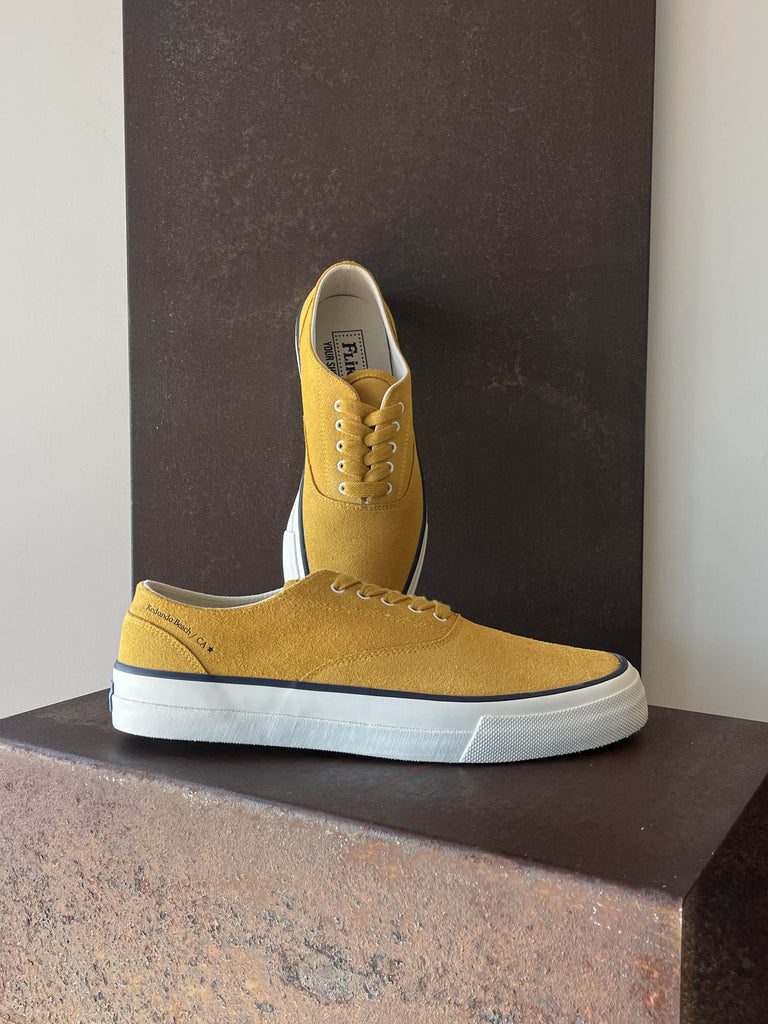 Mr.Fliks Redondo Canvas suede Banana