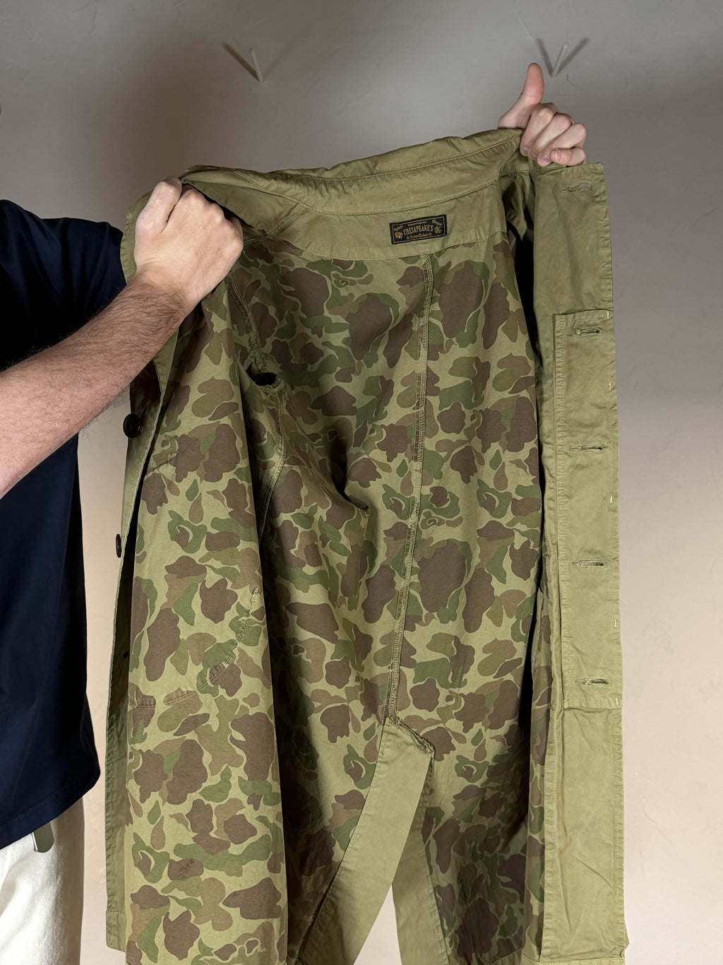 Chesapeakes's Gabardine Trench Coat