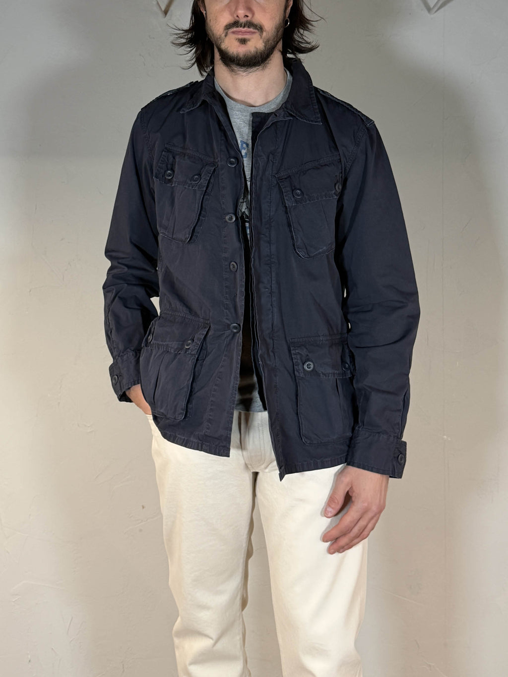 Chesapeake's Jungle Jacket vintage blue navy