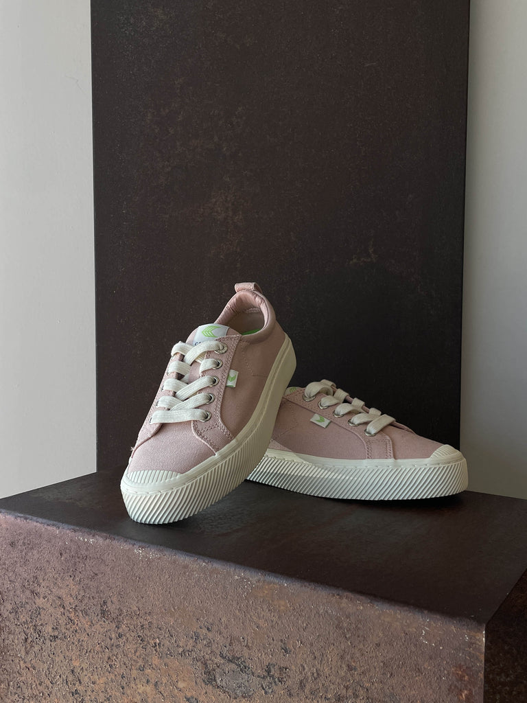 Oca Low Canvas rose donna