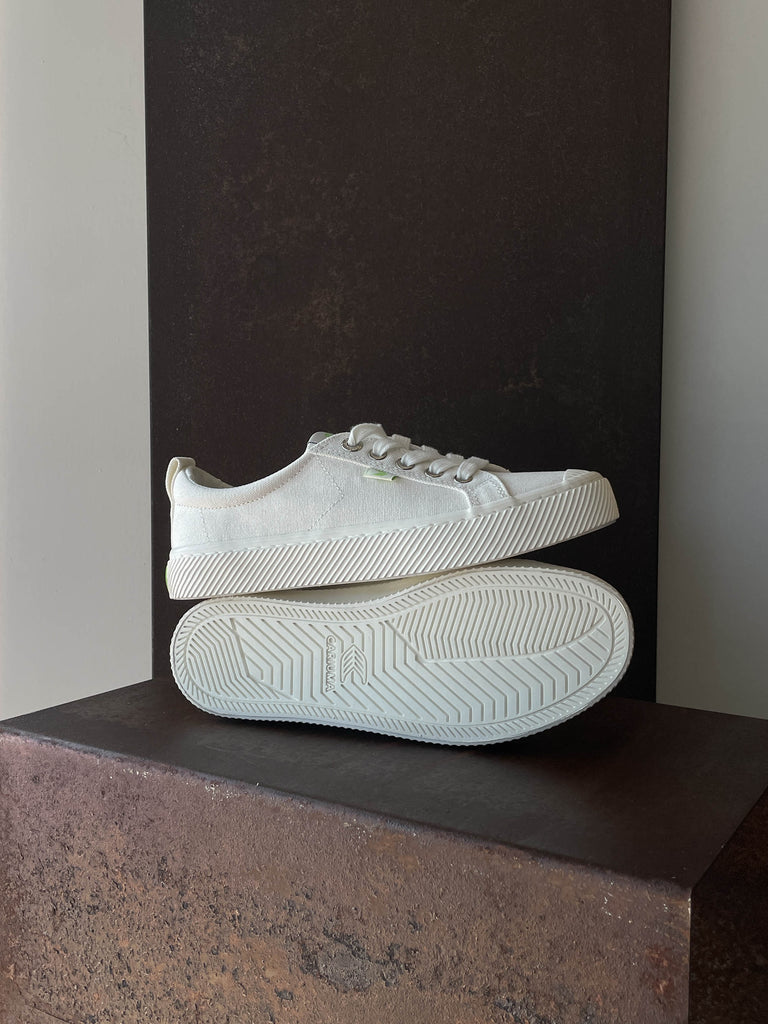 Oca Low Canvas off white donna