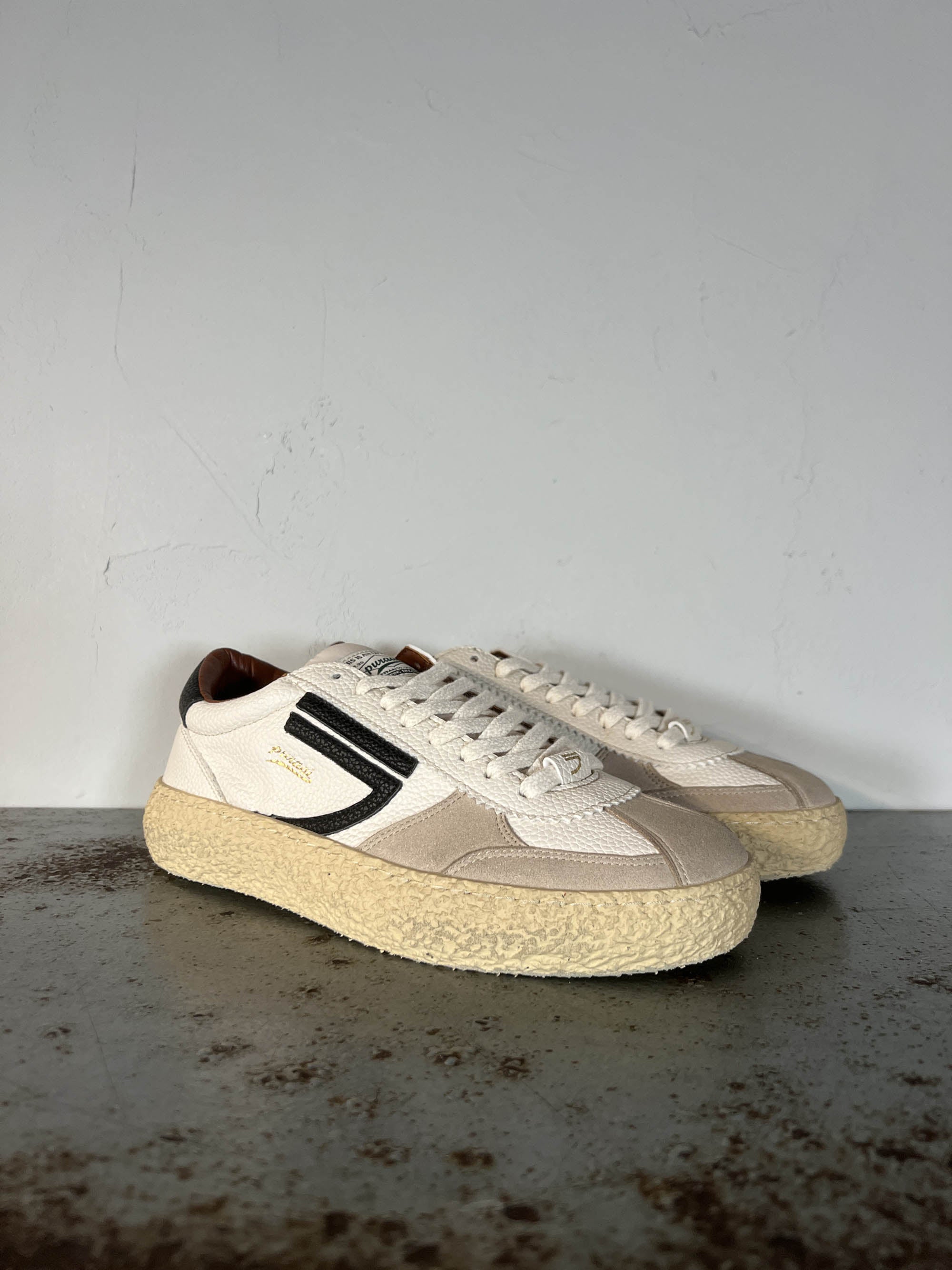 Puraai Vintage Sneakers Uomo osso