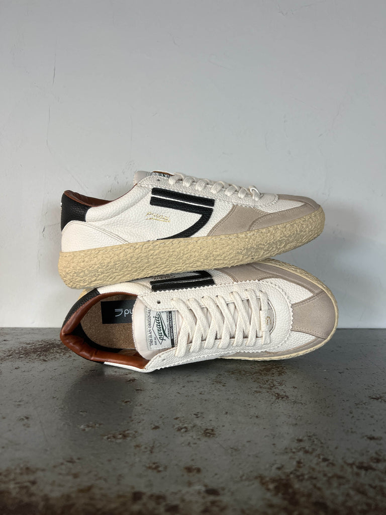 Puraai Vintage Sneakers Uomo osso