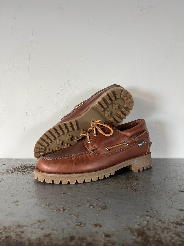 Sebago Mocassio in pelle Acadia brown cinnamon