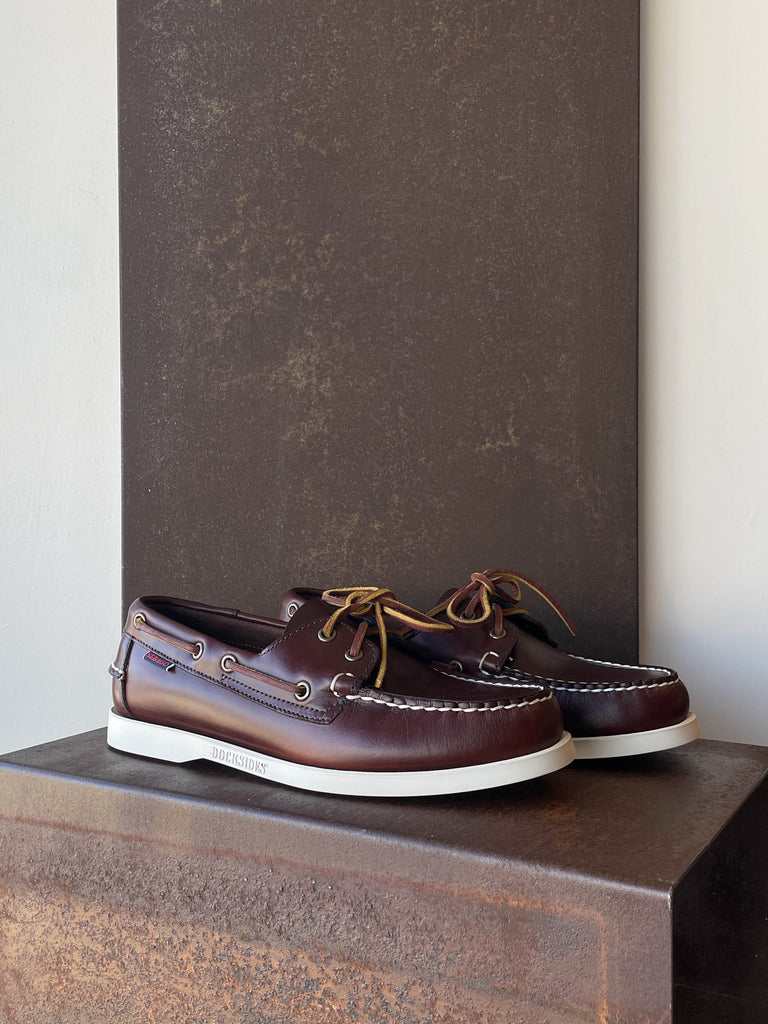 Sebago Dockside Portland Waxed brown uomo