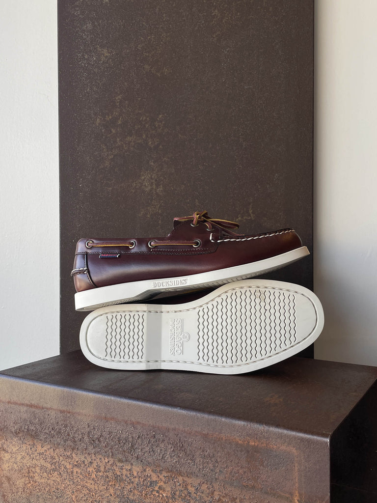 Sebago Dockside Portland Waxed brown uomo