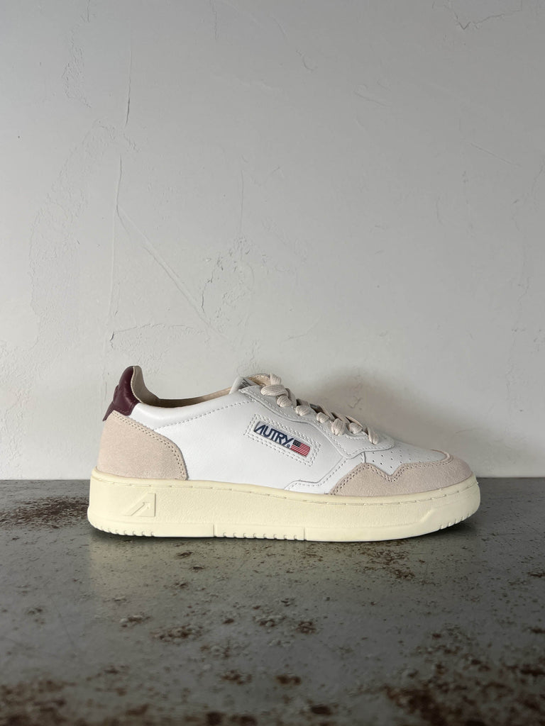 Autry Sneakers AULW/M LS03 uomo e donna suede burgundy
