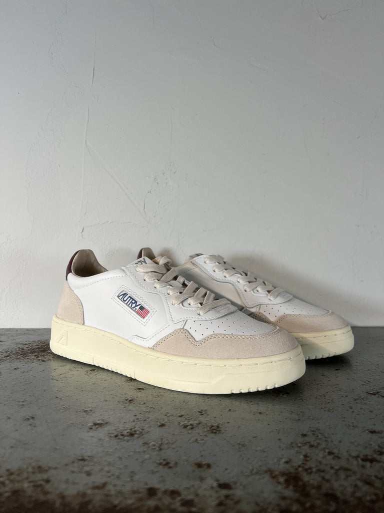 Autry Sneakers AULW/M LS03 uomo e donna suede burgundy