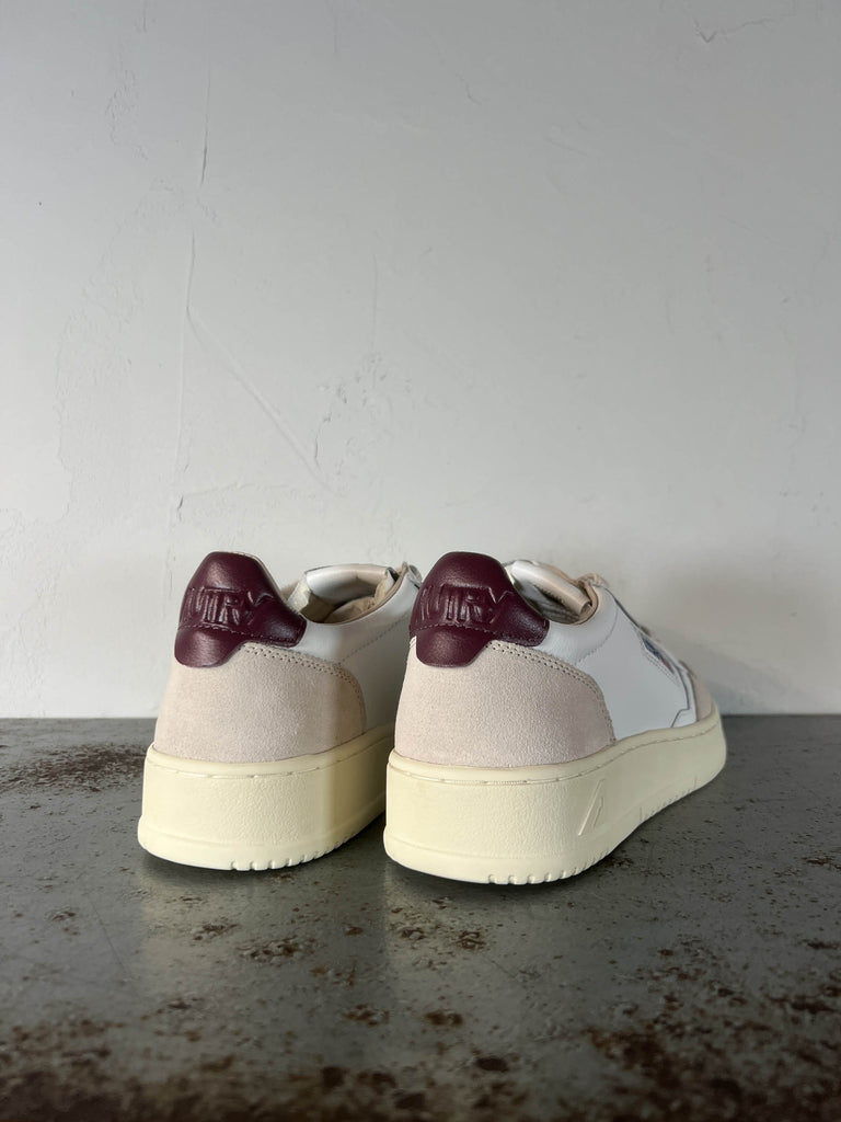 Autry Sneakers AULW/M LS03 uomo e donna suede burgundy