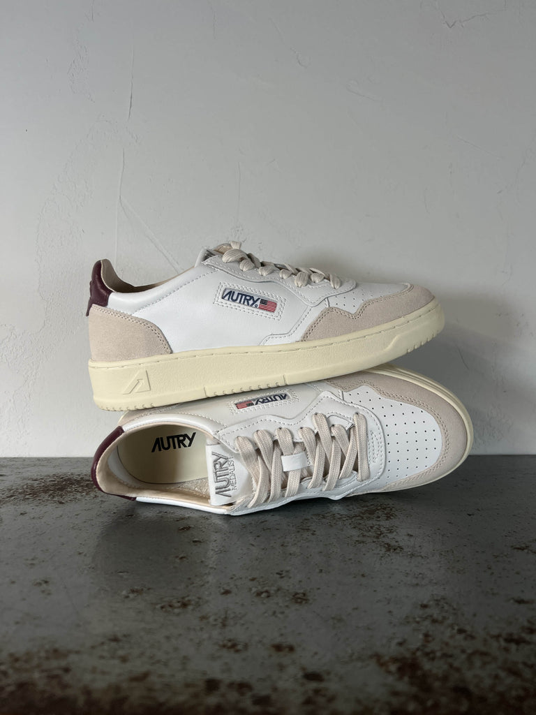 Autry Sneakers AULW/M LS03 uomo e donna suede burgundy