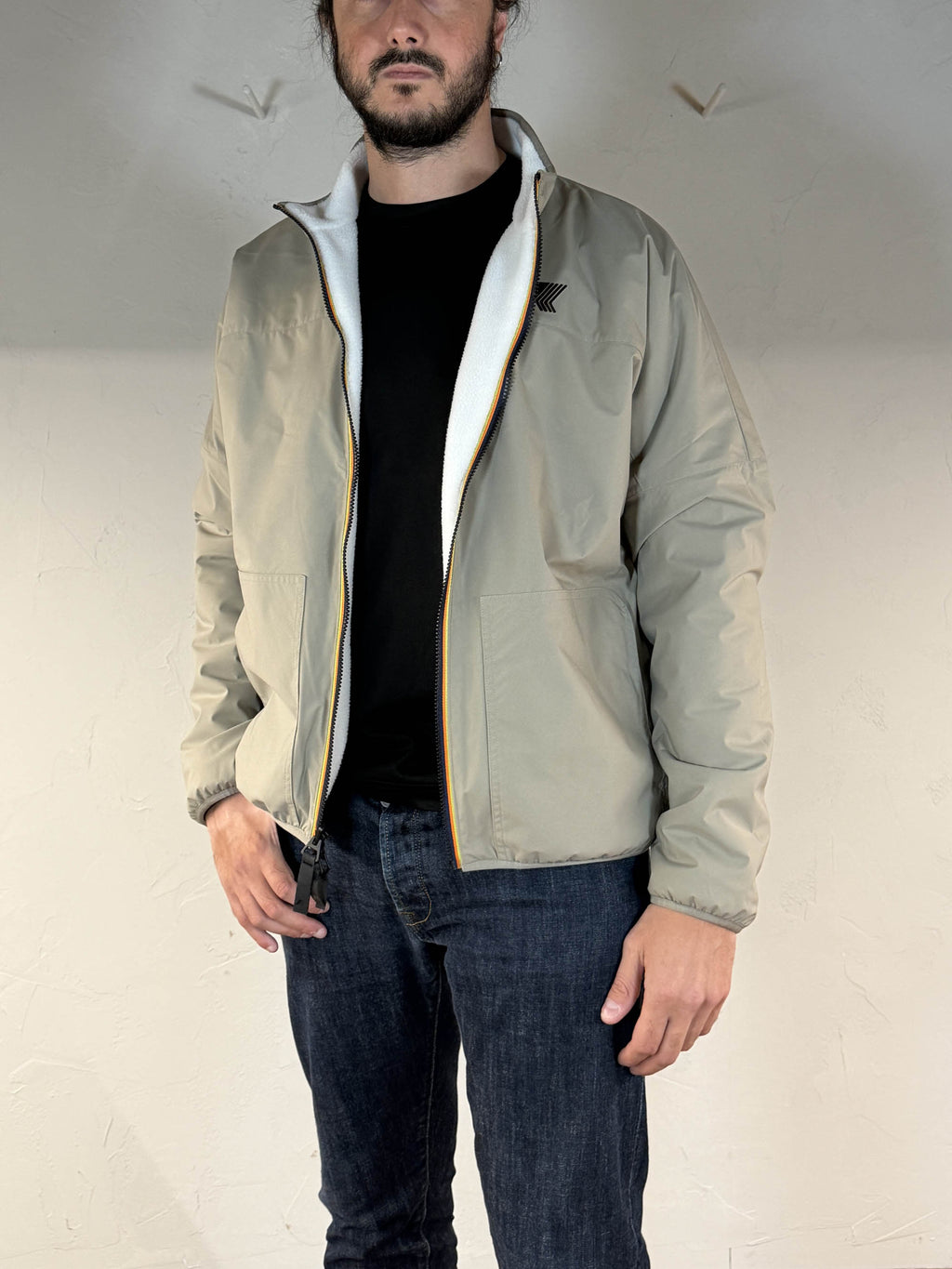 K-way Giacca reversibile Bessanne Sherpa