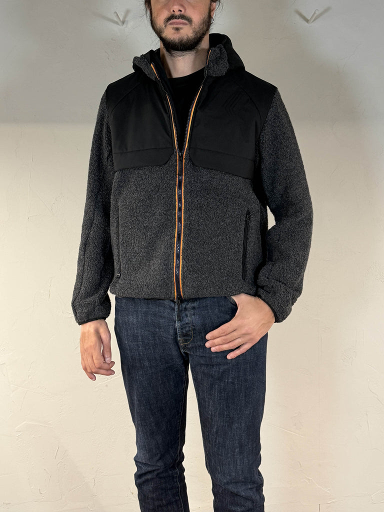 K-way felpa sherpa Bauges W Polar black