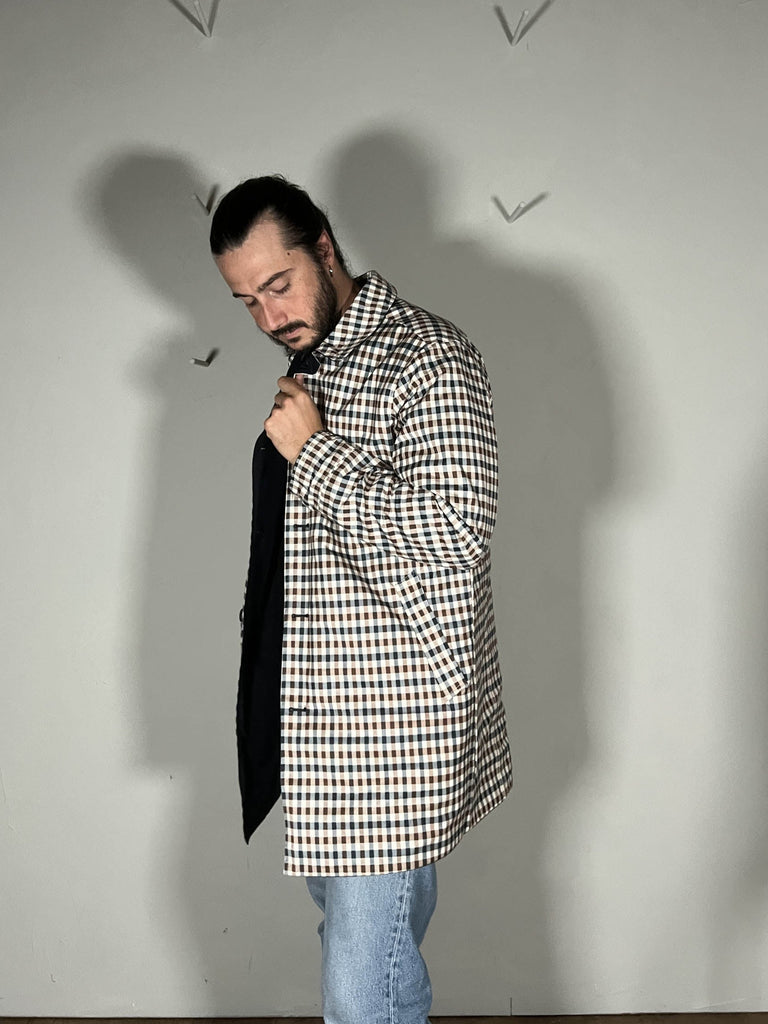 Aquascutum trench iconic reversiile