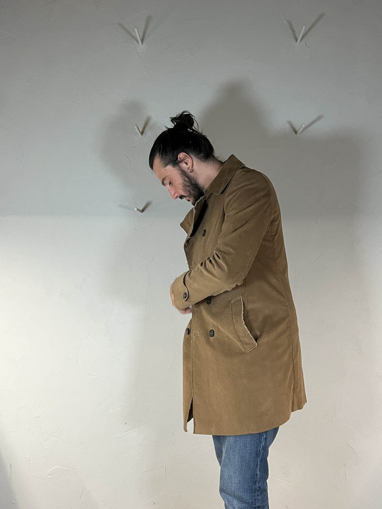 Reveres cappotto doppio petto taglio vivo