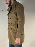 Reveres cappotto doppio petto taglio vivo