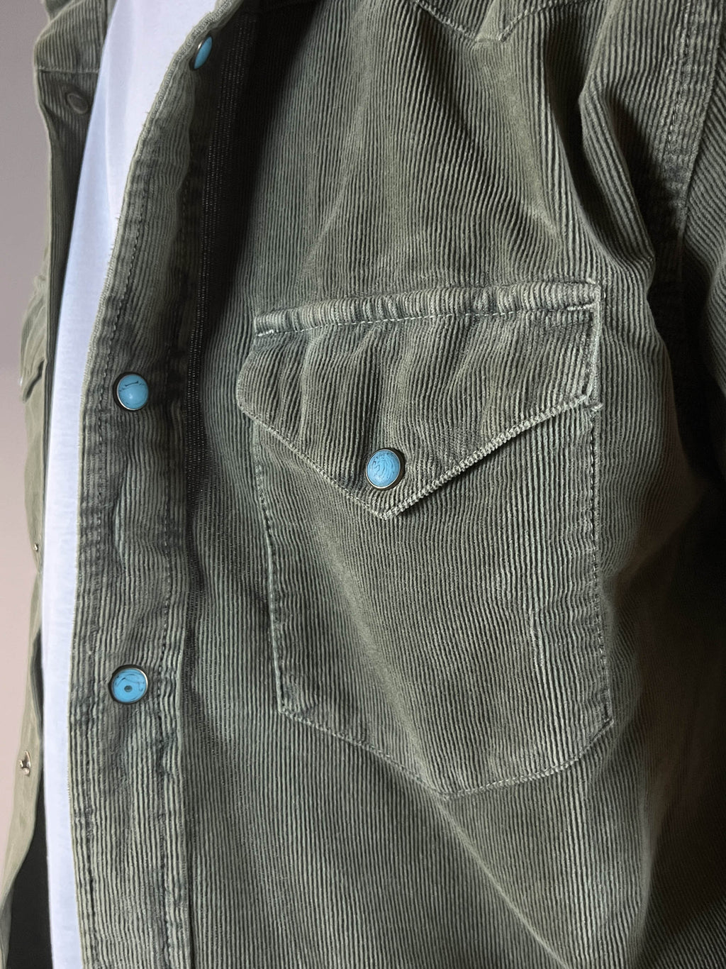 Camicia western velluto flagstaff