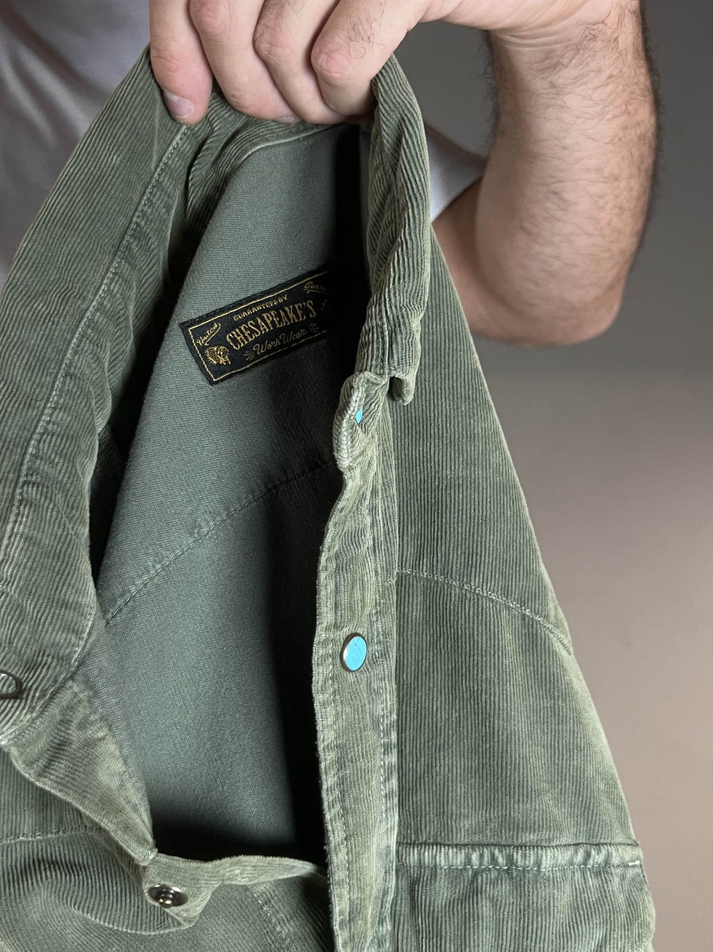 Camicia western velluto flagstaff