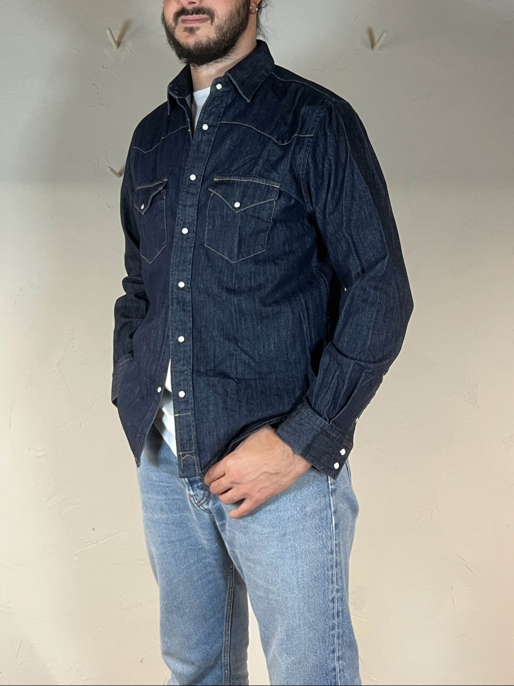 Camicia western denim