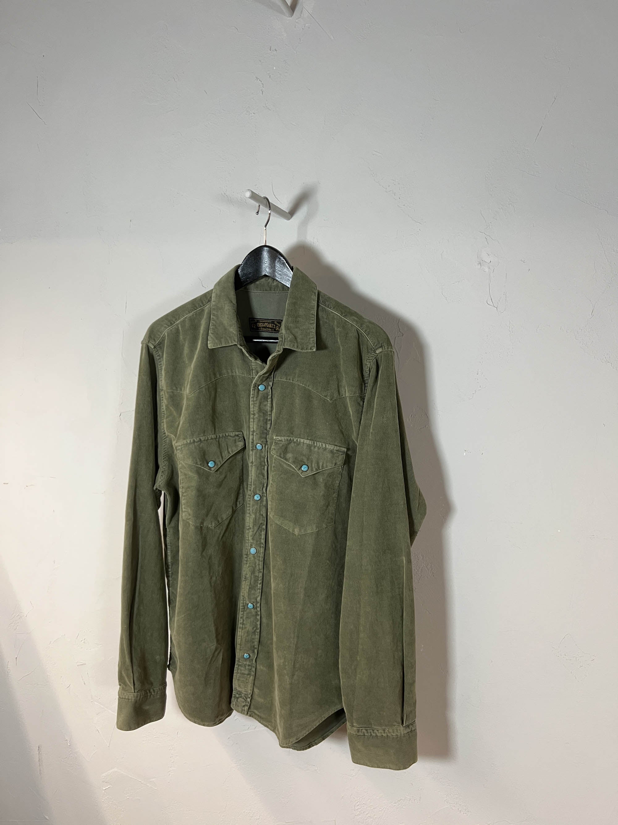 Camicia western velluto flagstaff