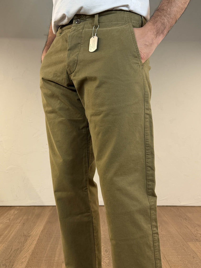 Chesapeakes pantalone officer chino army green