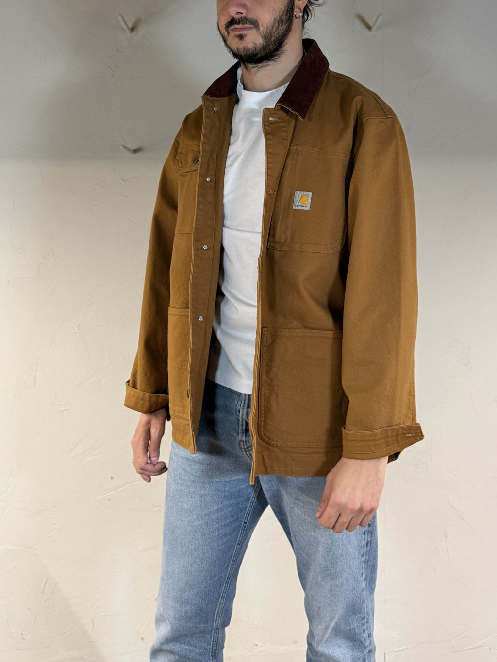 Carhartt Duck Chore jacket Loose fit Hamilton brown