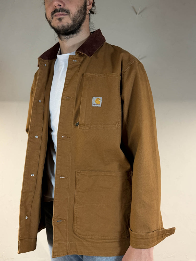 Carhartt Duck Chore jacket Loose fit Hamilton brown