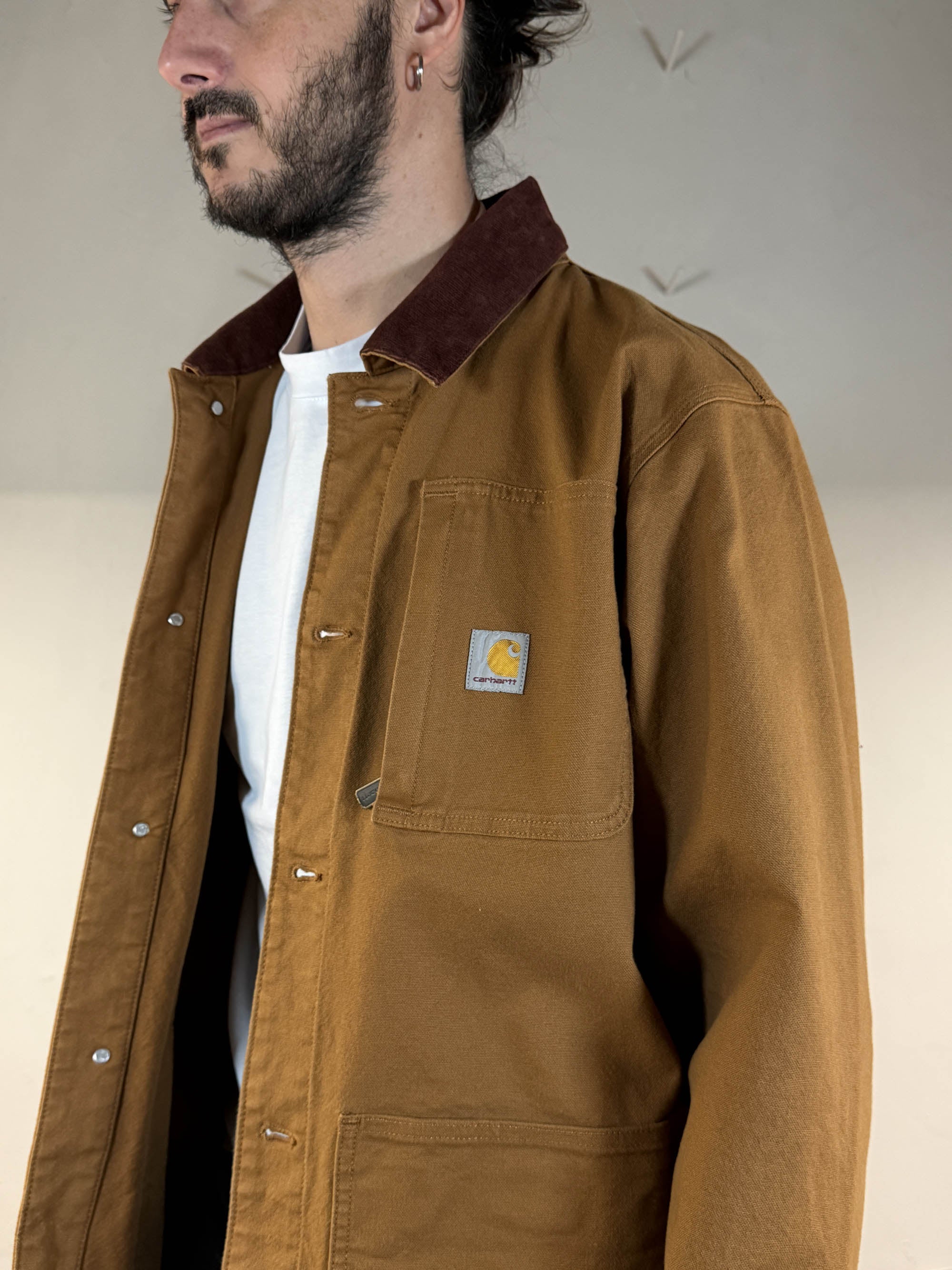 Carhartt Duck Chore jacket Loose fit Hamilton brown