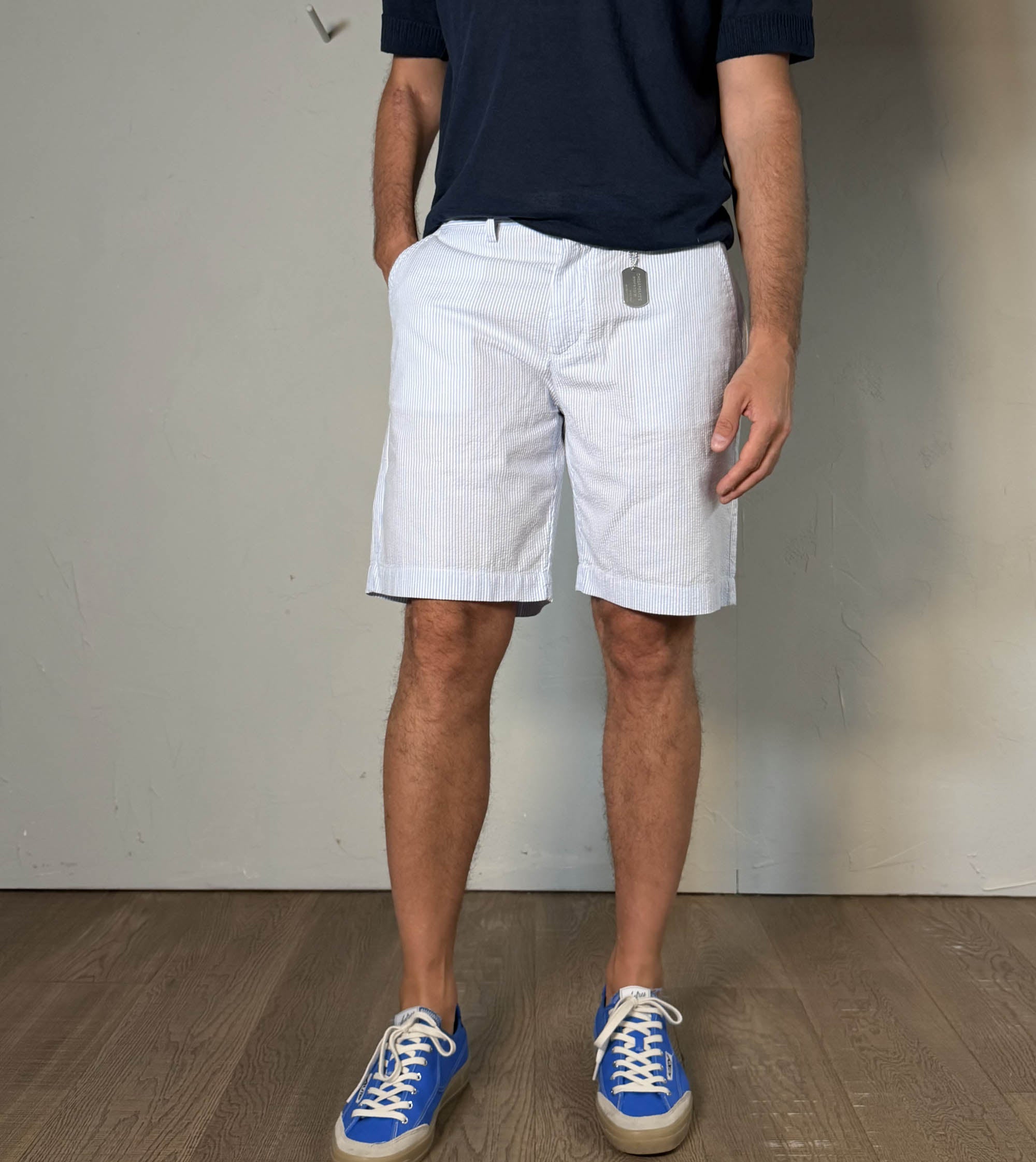 Chesapeake's Seersucker Boat Short a righe - Bermuda Uomo