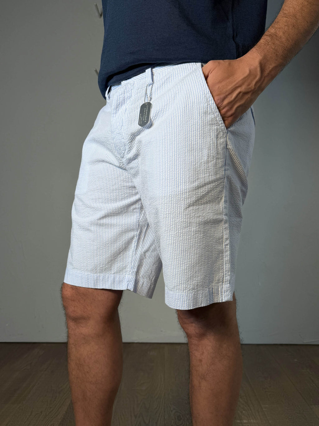 Chesapeake's Seersucker Boat Short a righe - Bermuda Uomo