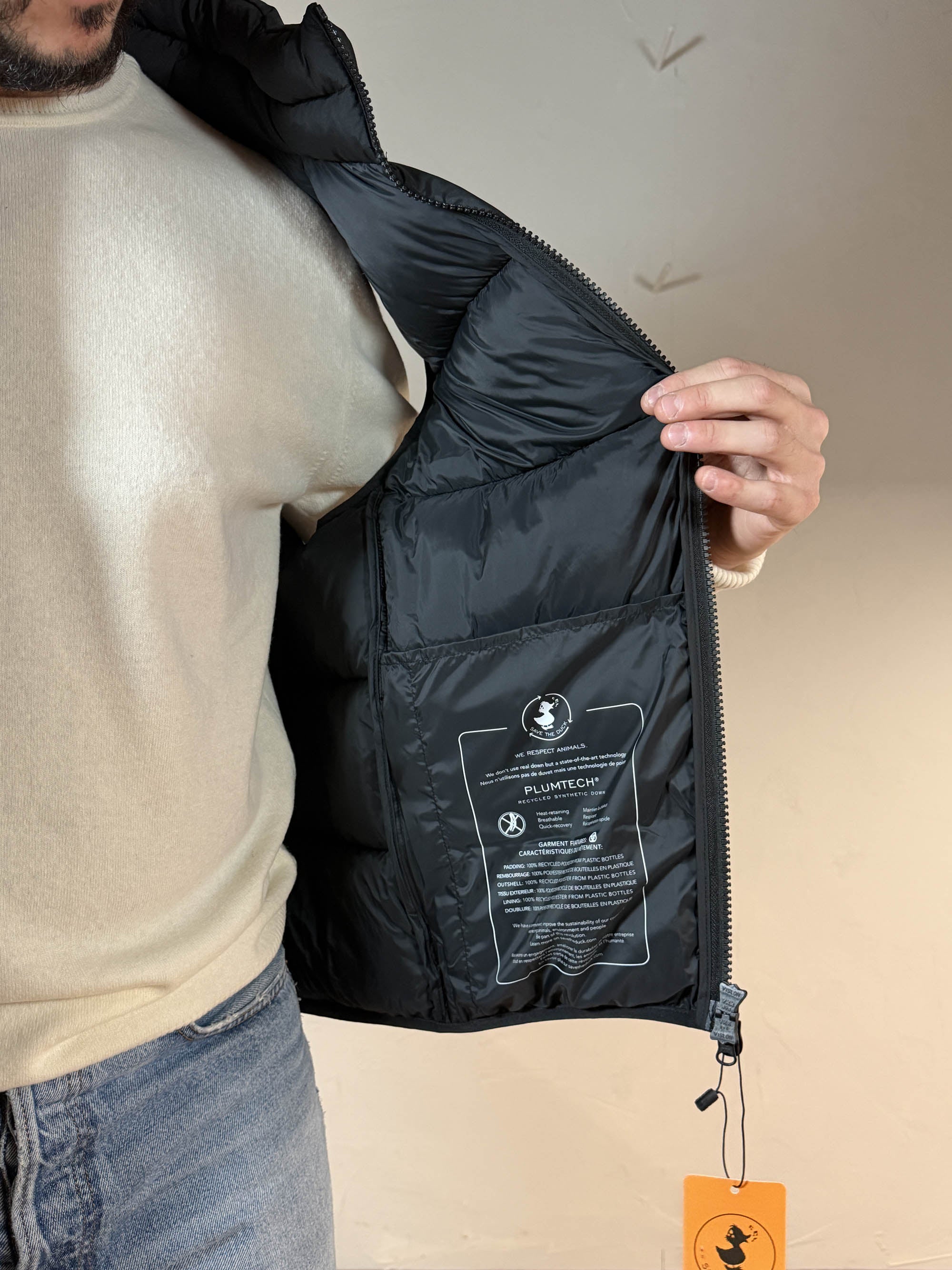Save The Duck gilet Arlen imbottito nero taglia XL