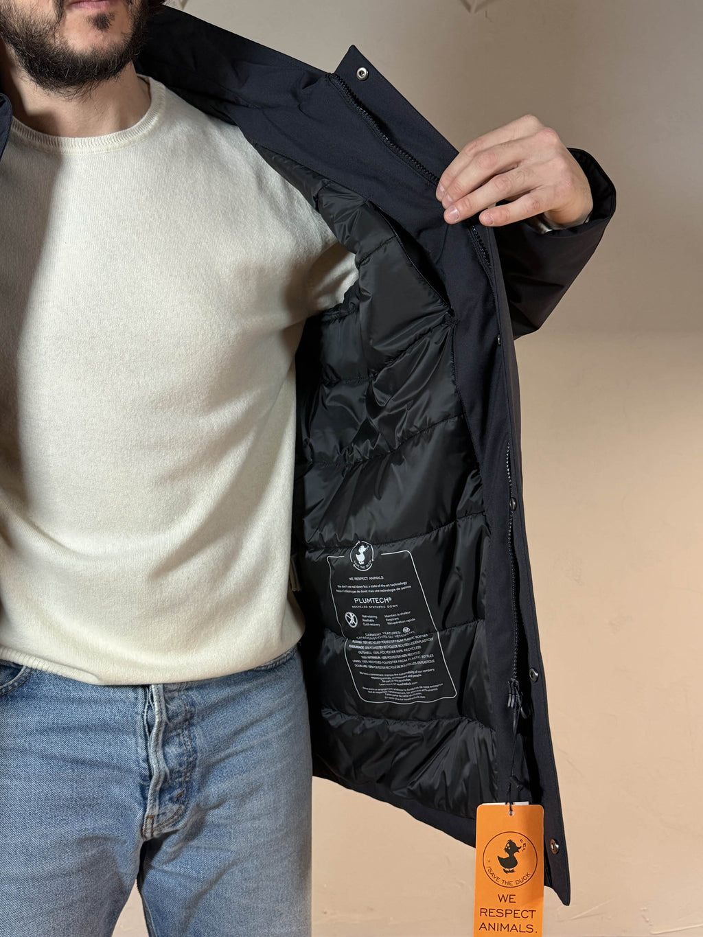 Save The Duck Parka Sam blu notte