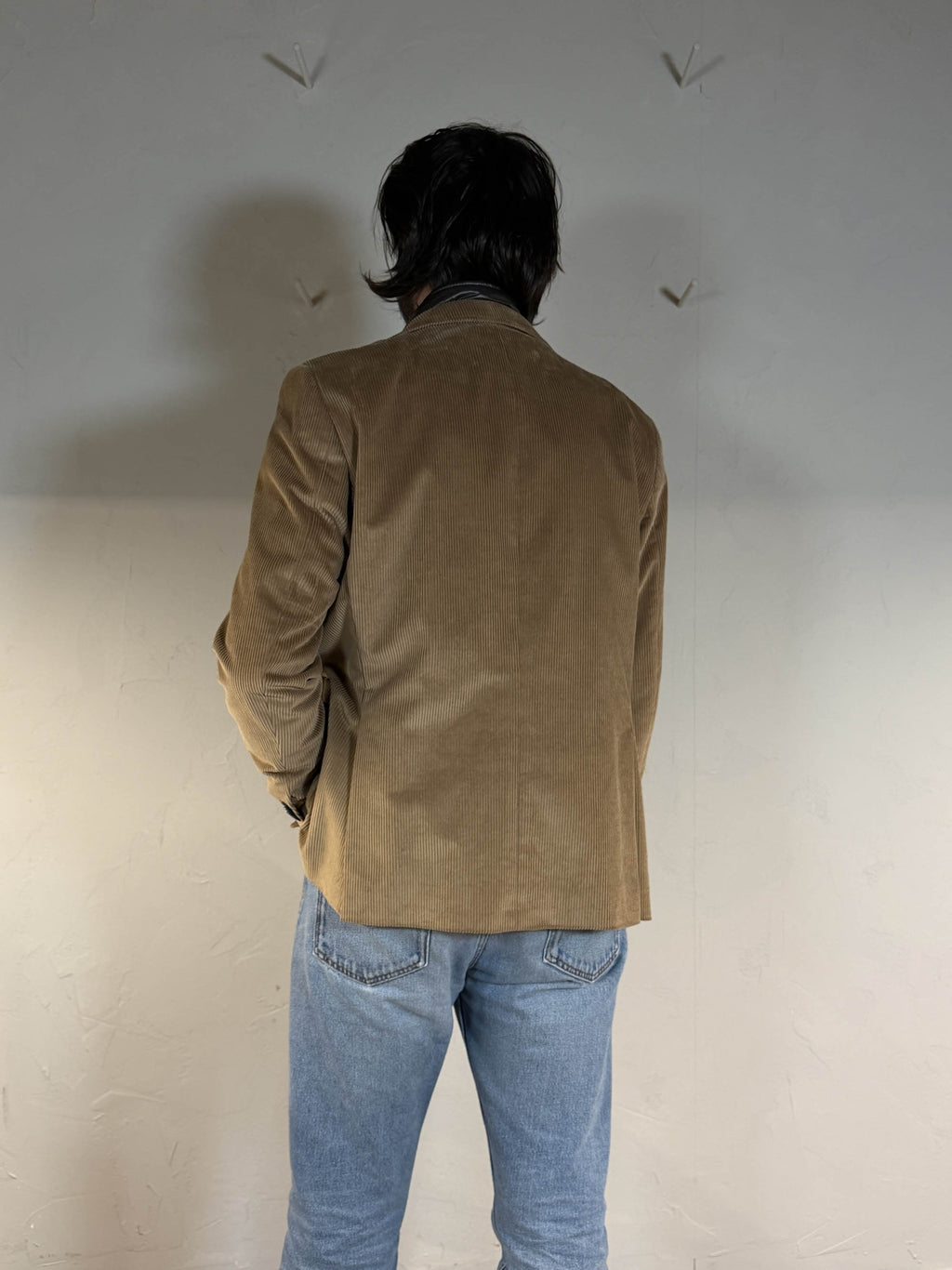 Berry & Brian Giacca in velluto di cotone sand