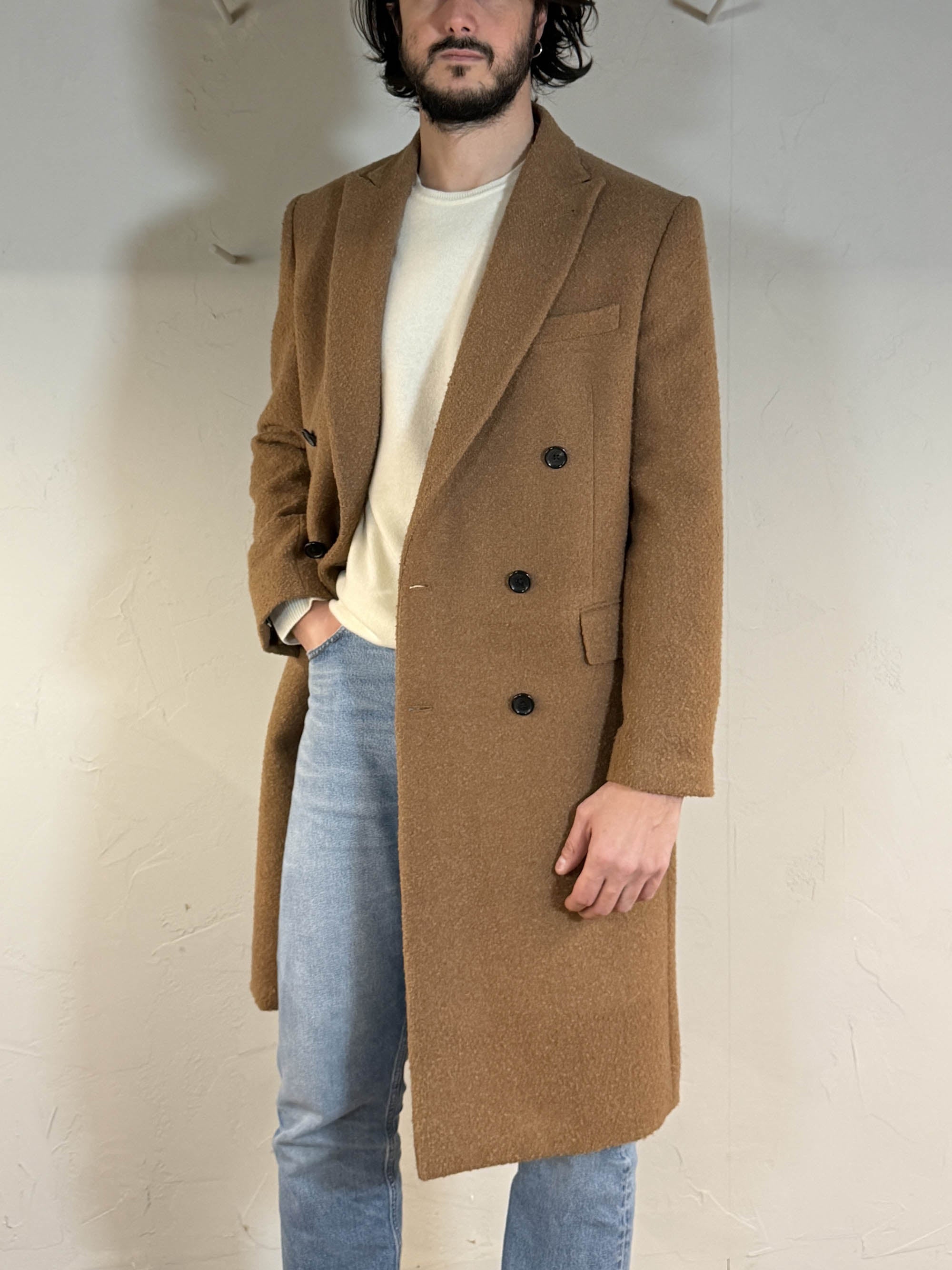 Cappotto in bouclè doppio petto