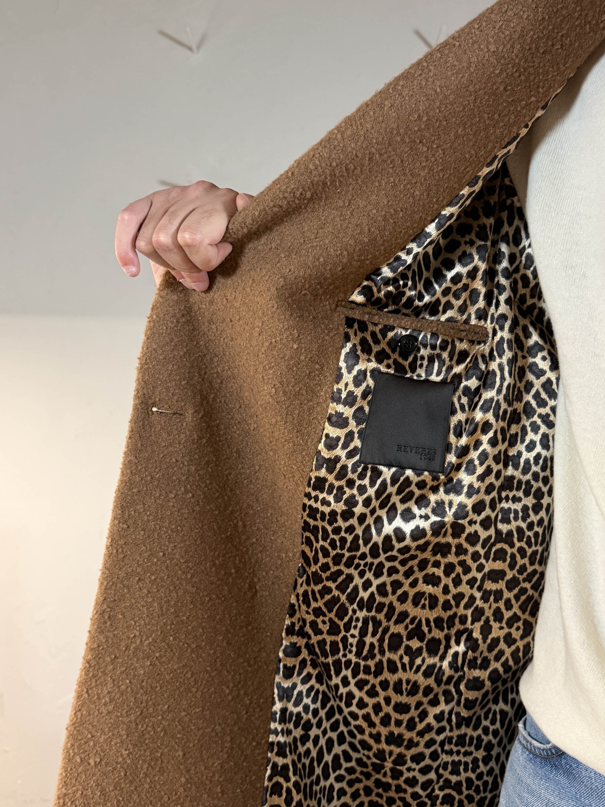 Cappotto in bouclè doppio petto