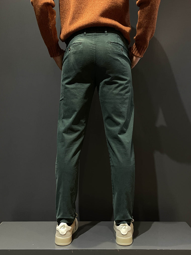 Berna pantalone chinos verde bottiglia 233151 taglia 46