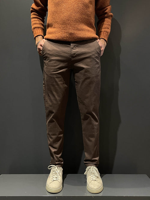 Berna pantalone chinos marrone 233151 taglia 46