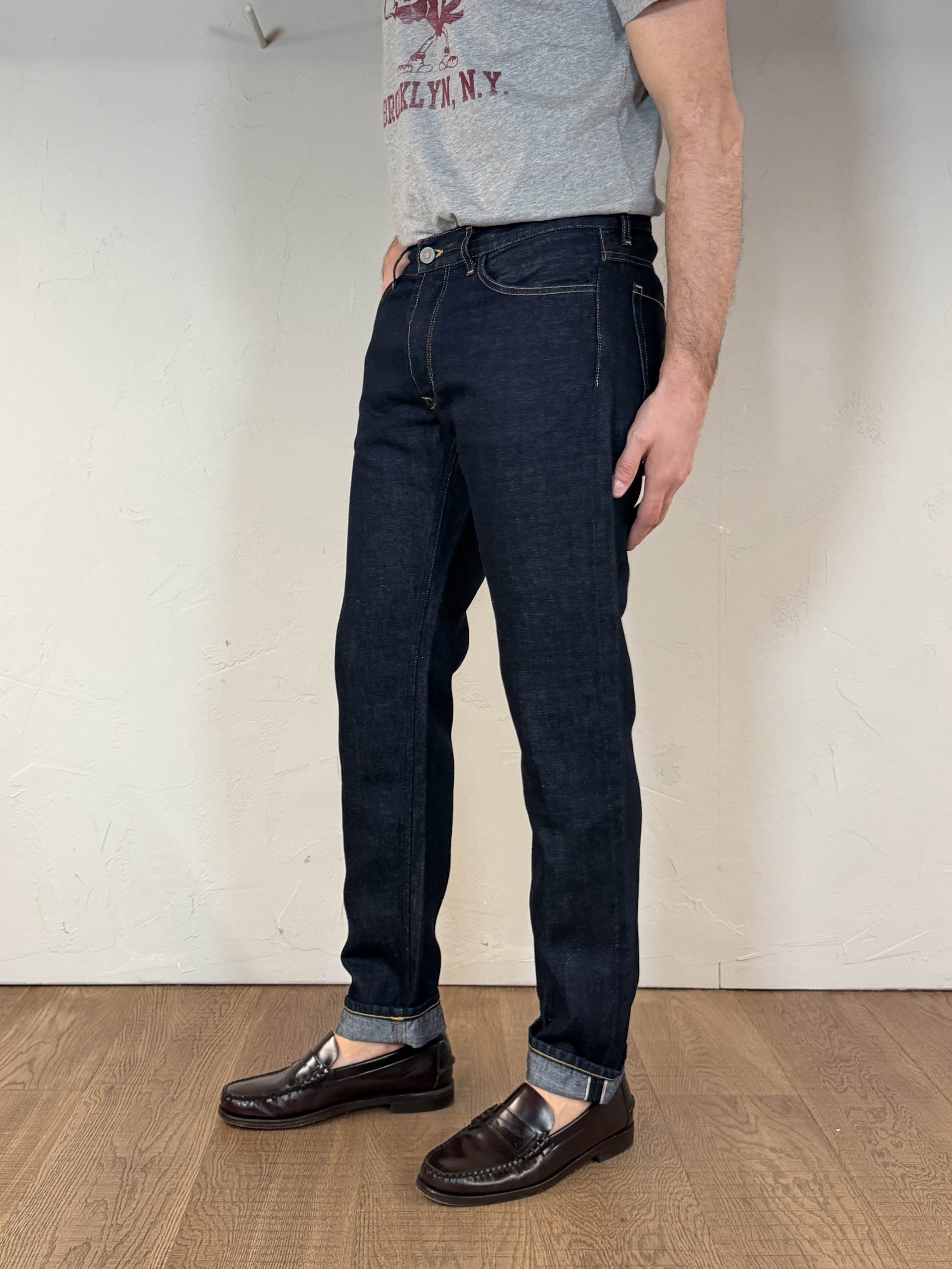 Tela Genova Pantalone Cinque Tasche Cotone e Lino - Cosmy