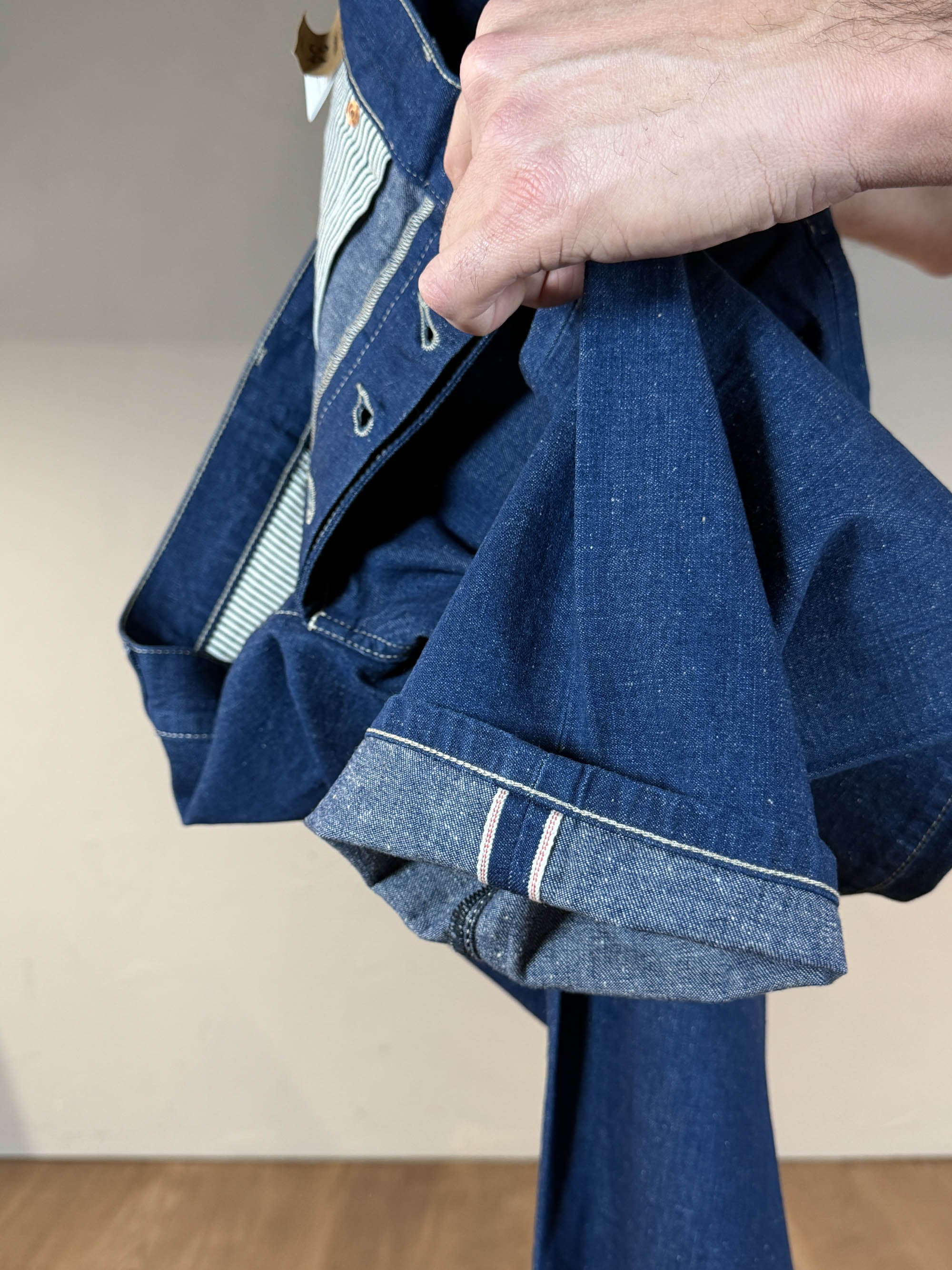 Tela Genova Pantalone Cinque Tasche Blue - Gregorio