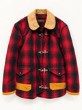 Chesapeake's Giacca fireman bedford Wool Check - Red Check