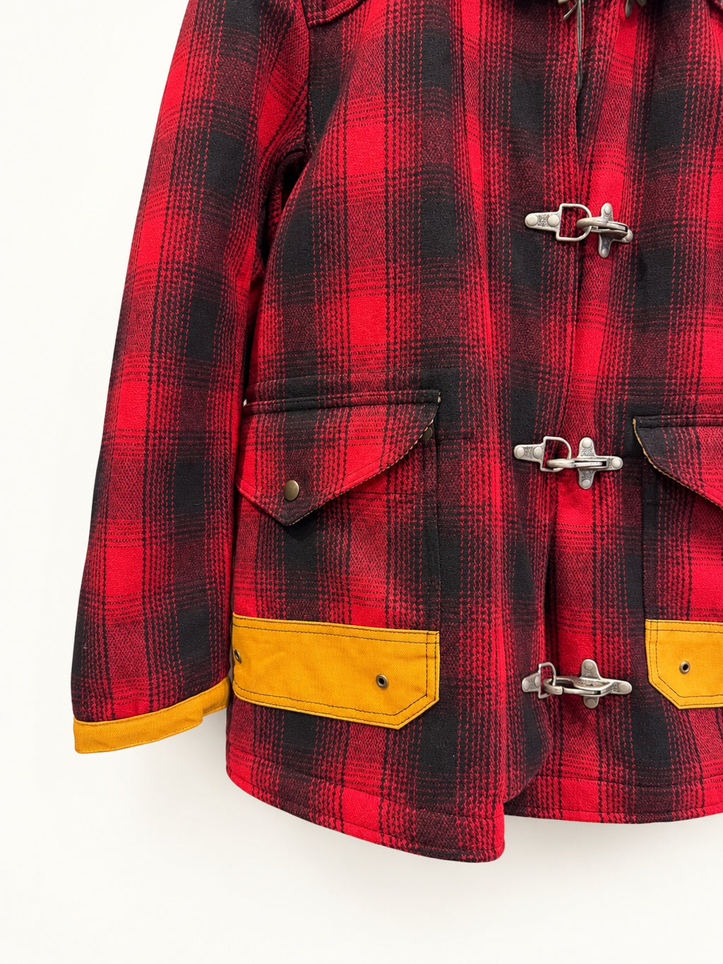 Chesapeake's Giacca fireman bedford Wool Check - Red Check