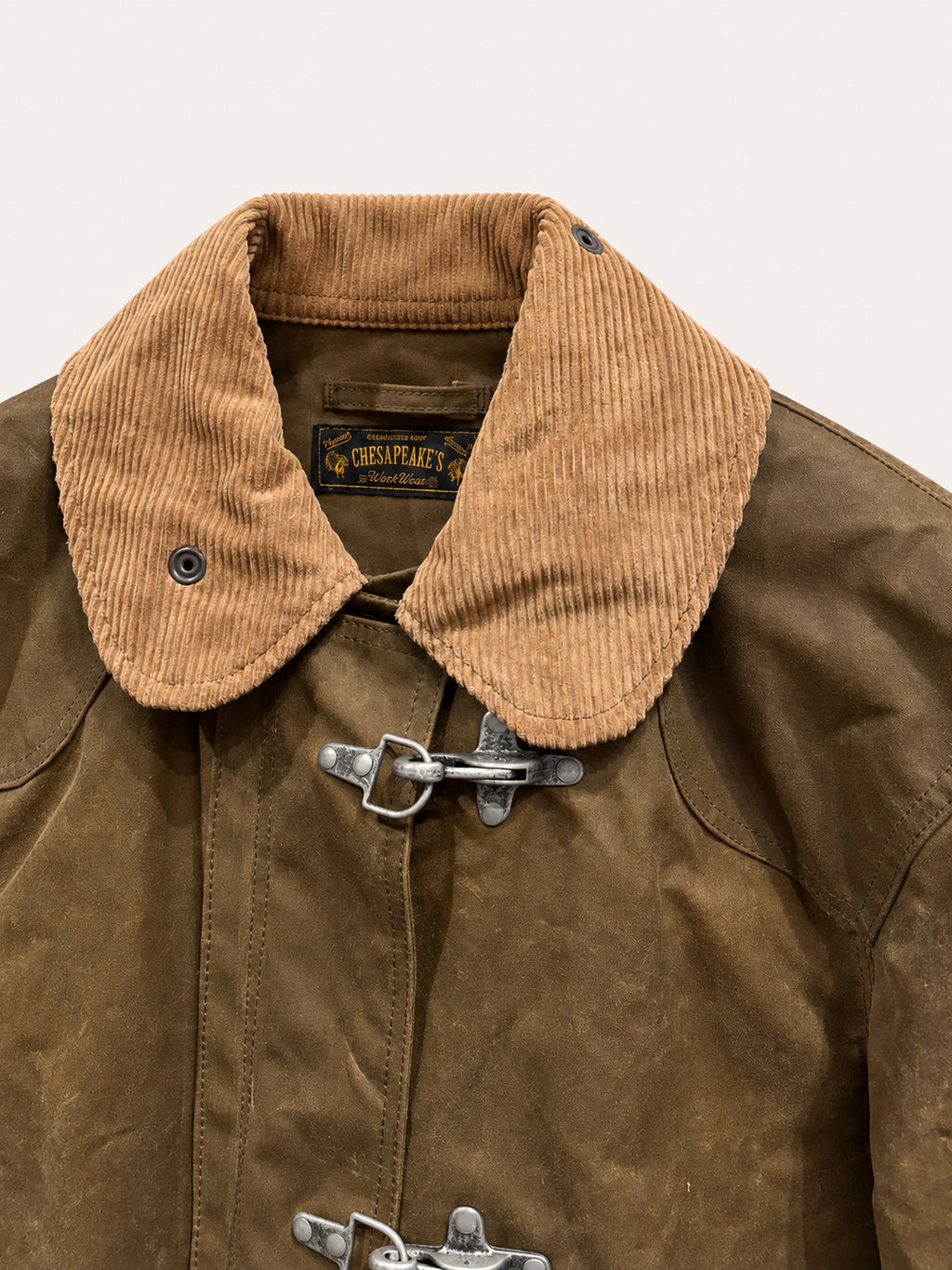 Chesapeake's Giacca fireman bedford Waxed Cotton - Sand