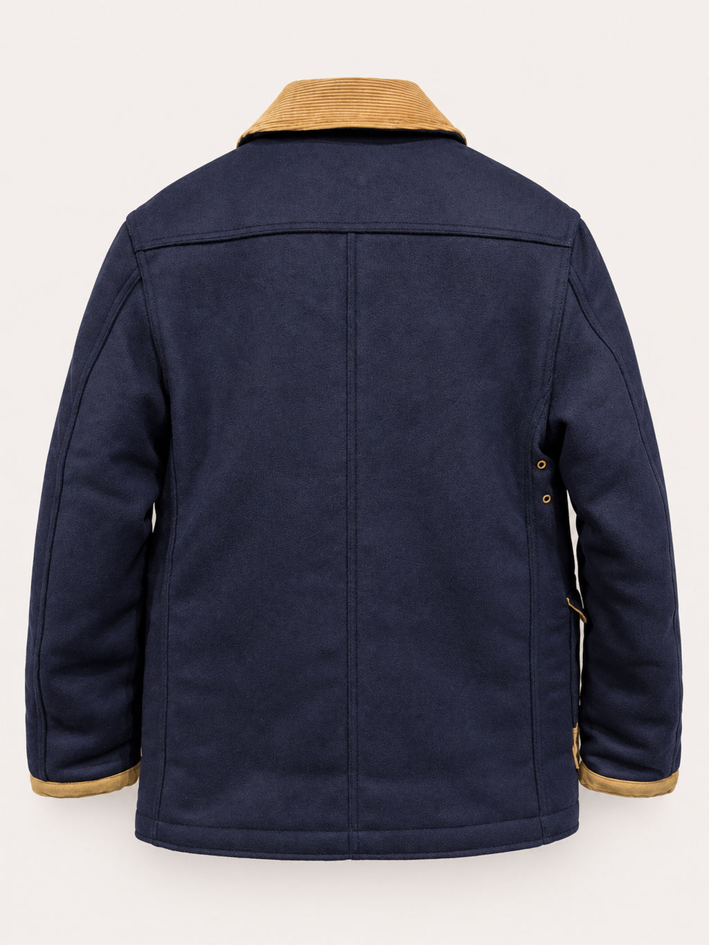 Chesapeake's Giacca fireman bedford Wool Check - Navy Blue