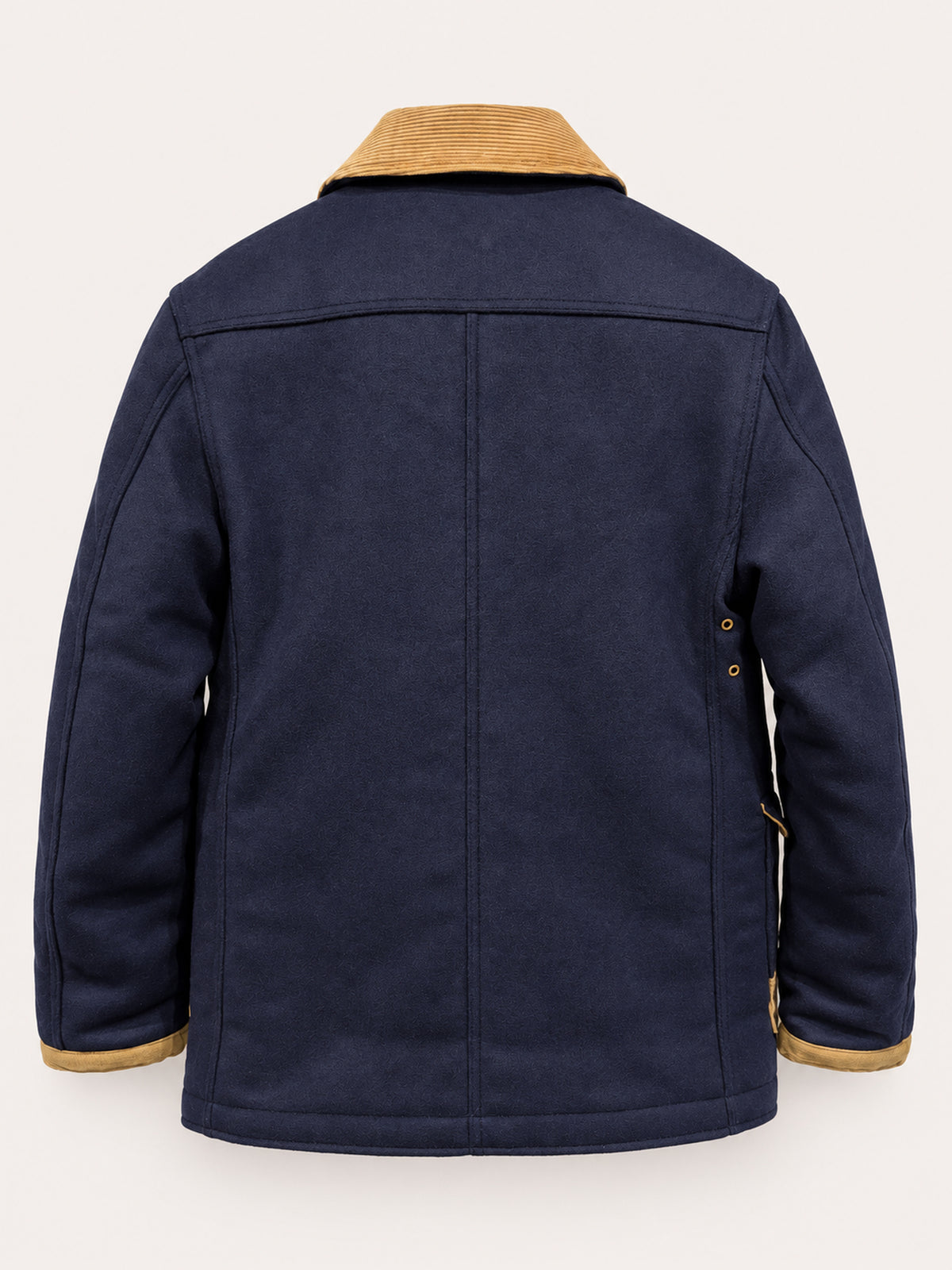 Chesapeake's Giacca fireman bedford Wool Check - Navy Blue
