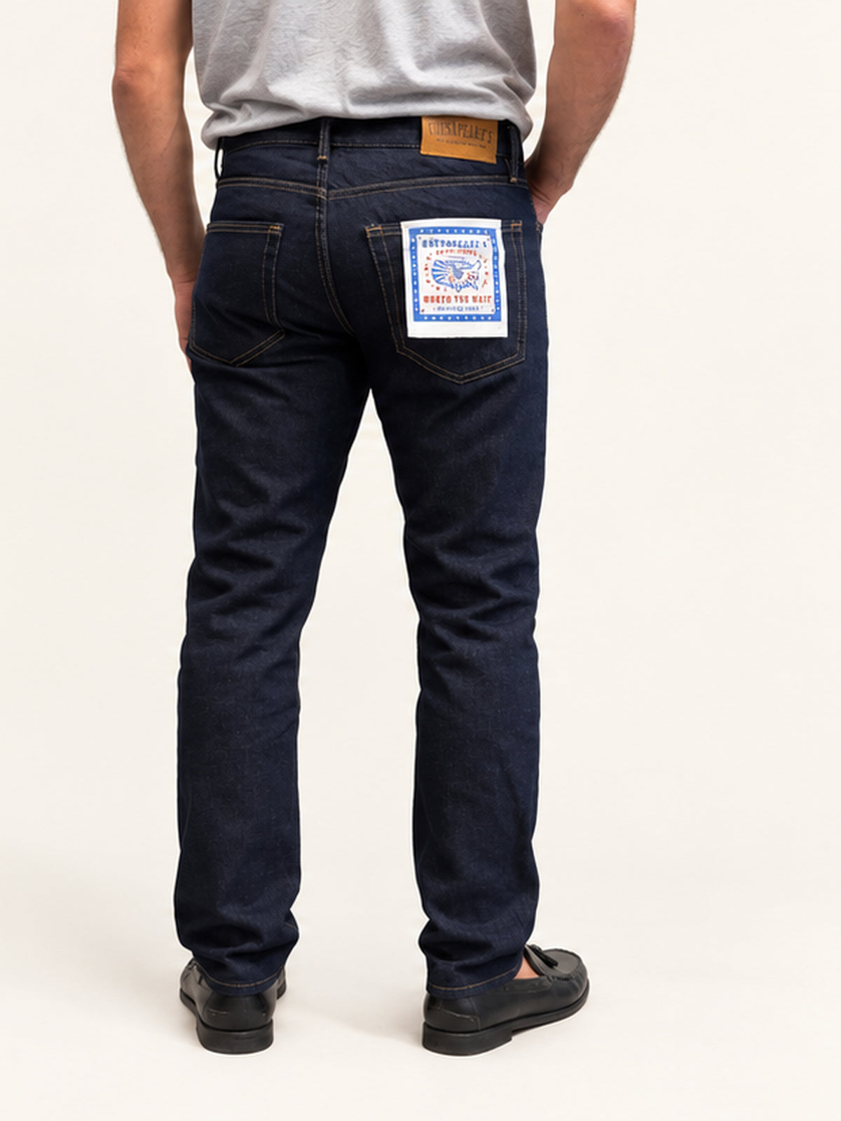 Chesapeake's Denim Selvedge Ridgway slim straight - fondo 19