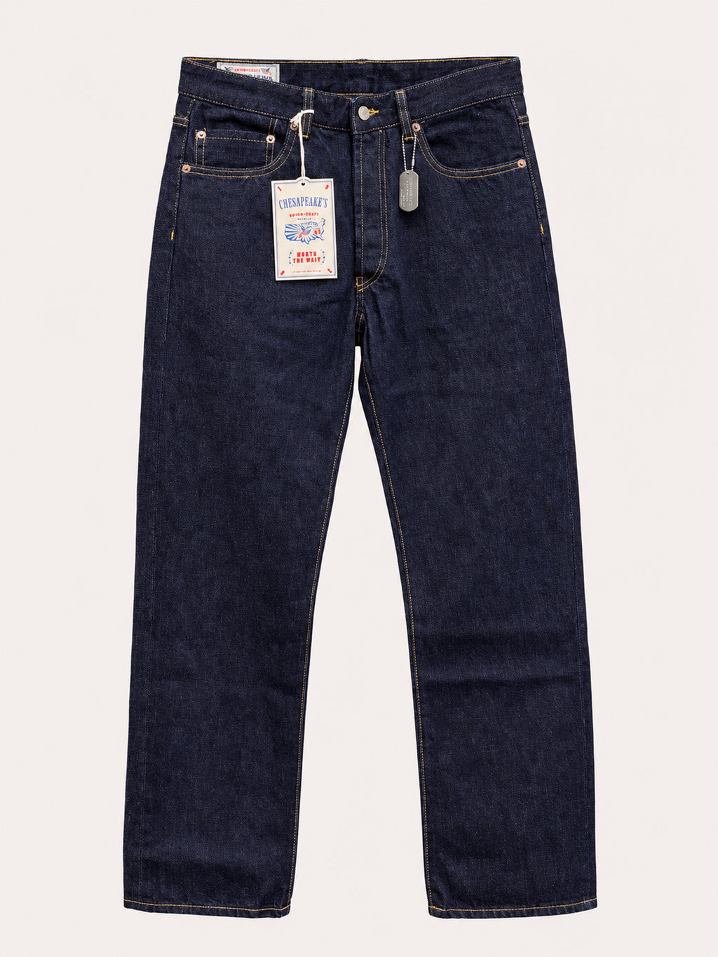 Chesapeake's Denim Selvedge Silverston Rinsed - fondo 22cm