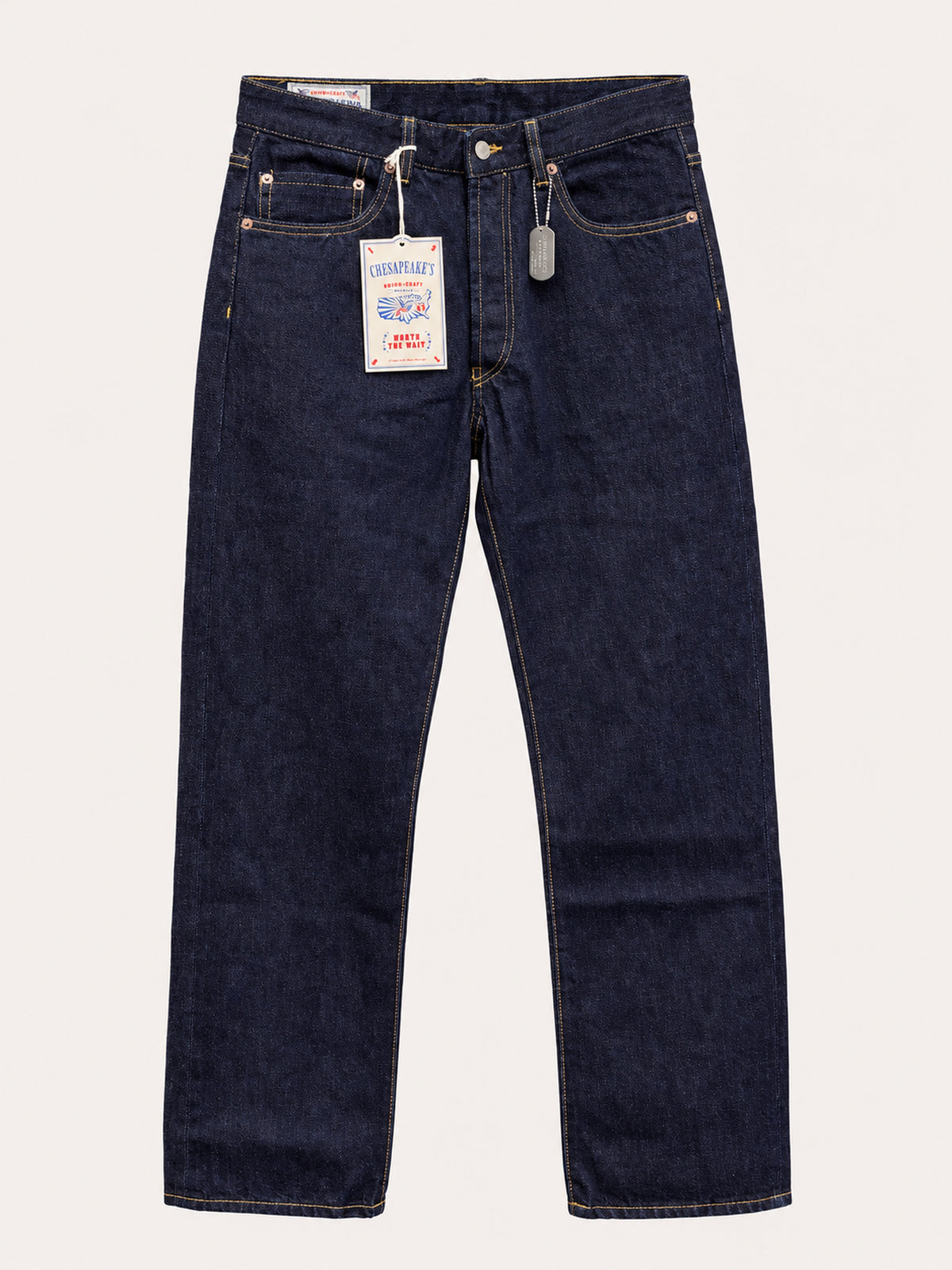 Chesapeake's Denim Selvedge Silverston Rinsed - fondo 22cm