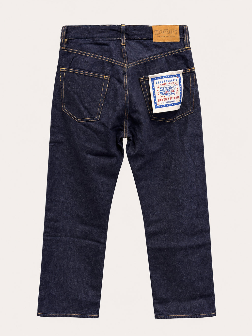 Chesapeake's Denim Selvedge Silverston Rinsed - fondo 22cm