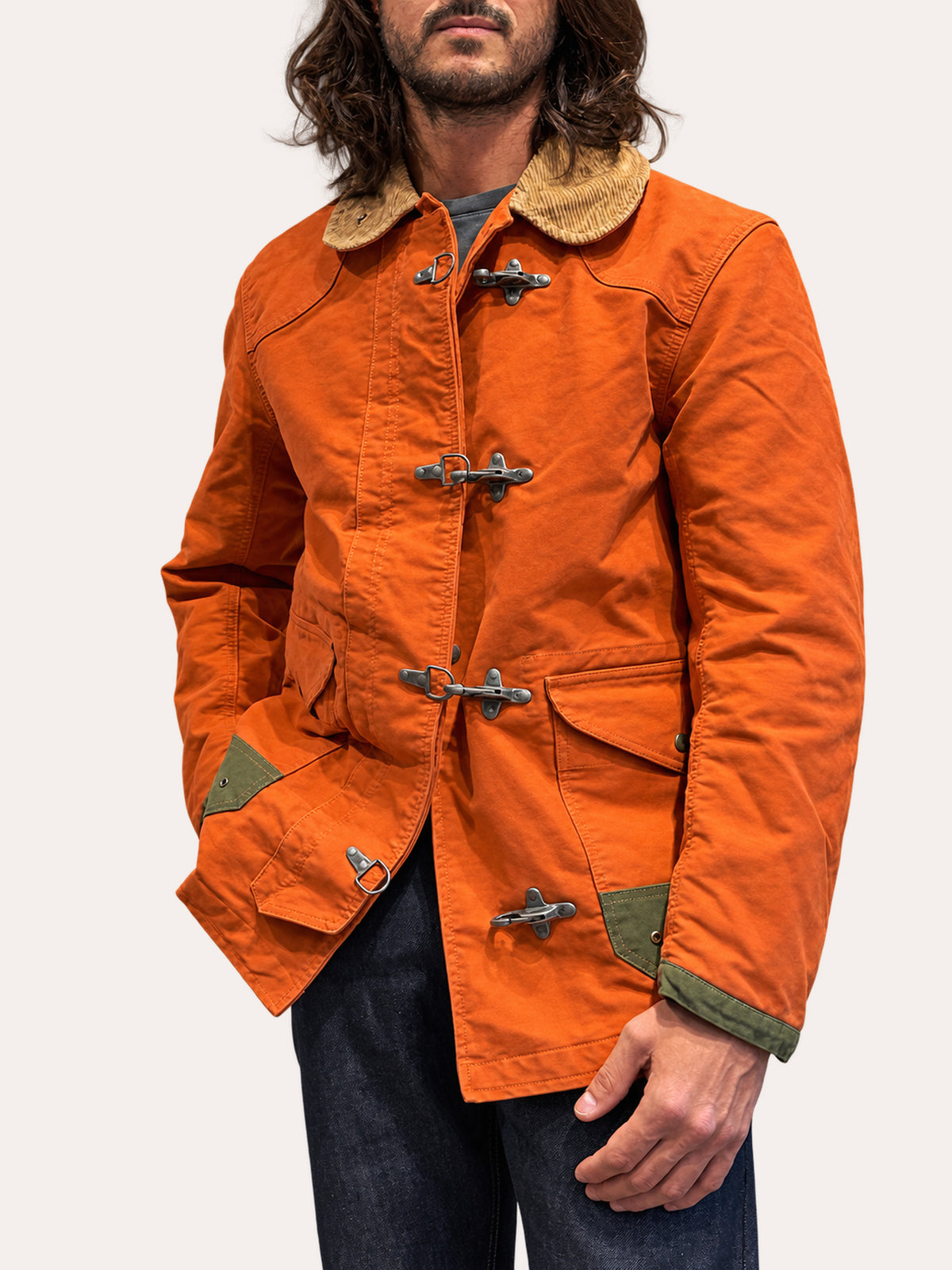 Chesapeake's Giacca fireman bedford Jungle Cloth - Dark Orange
