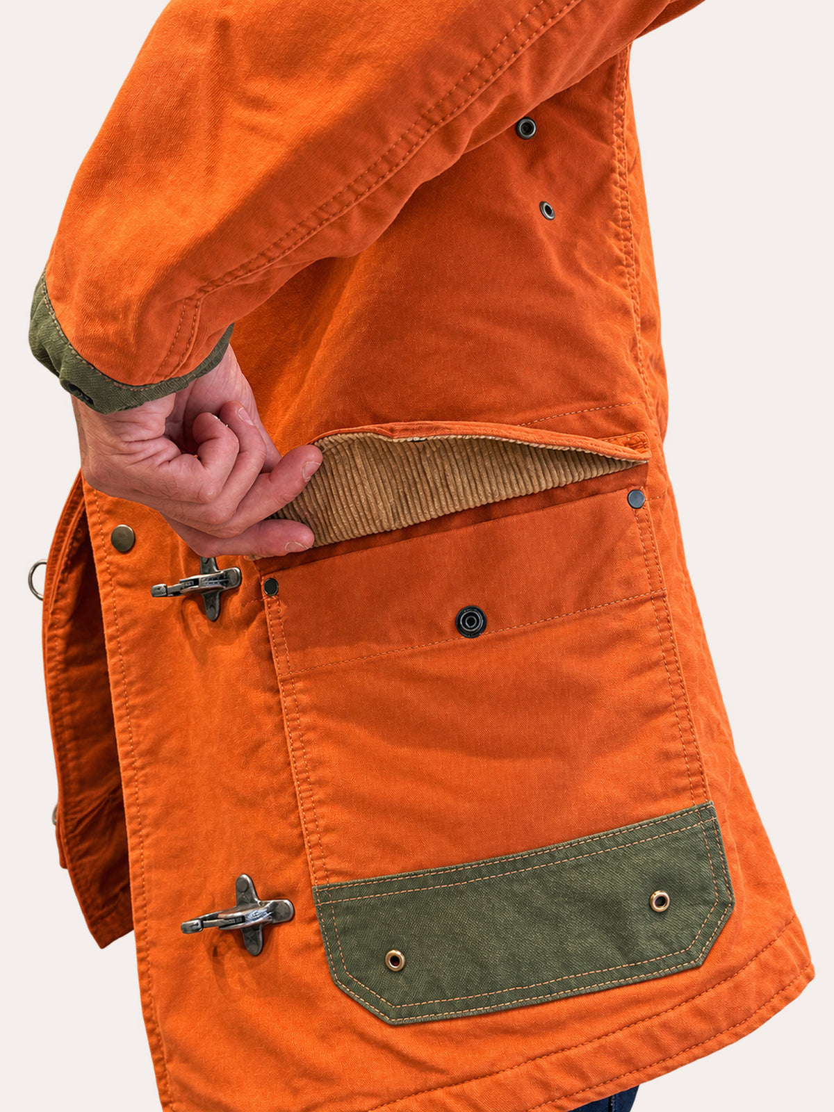 Chesapeake's Giacca fireman bedford Jungle Cloth - Dark Orange