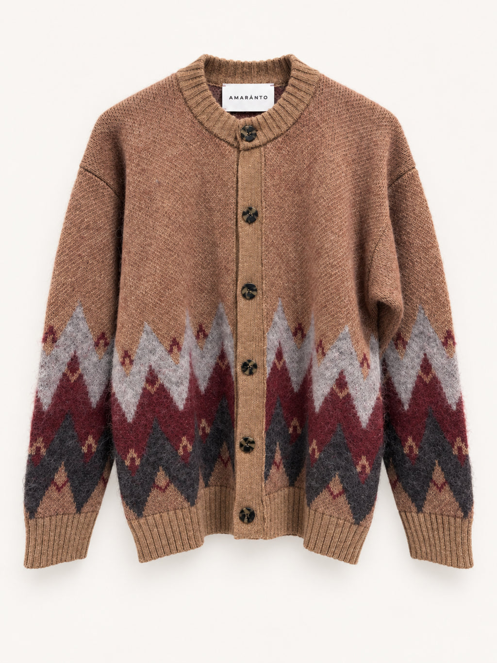 Amaranto Cardigan Jacquard rose